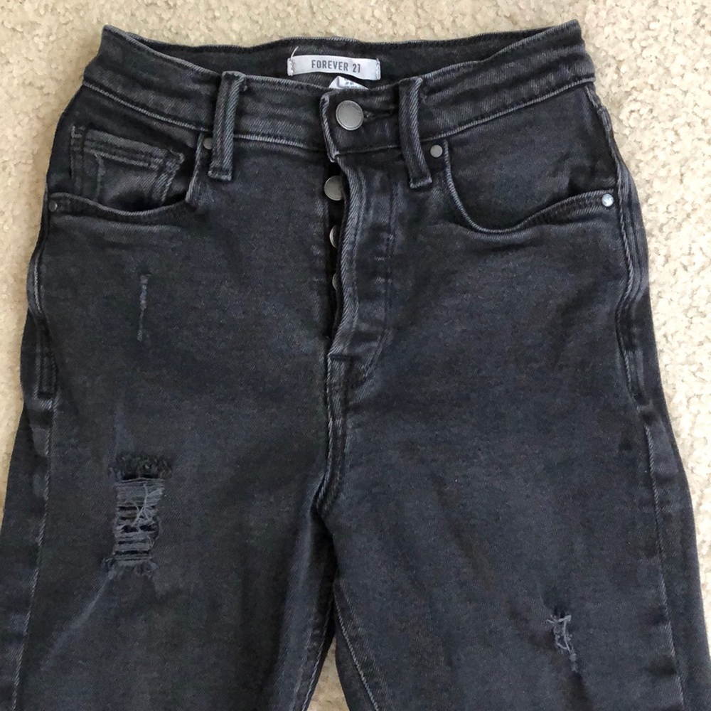 4/$20 High Rise Ripped Skinny Jeans - Picture 2 of 7